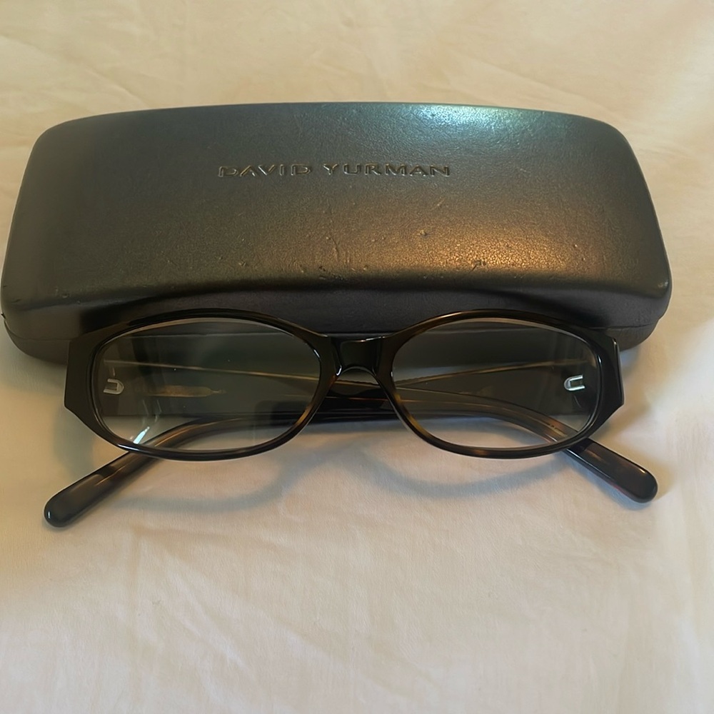 David Yurman reader glasses, tortoise shell color